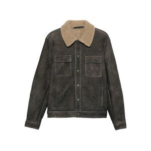 Santoro Grey Jackets - Leather Jackets Men